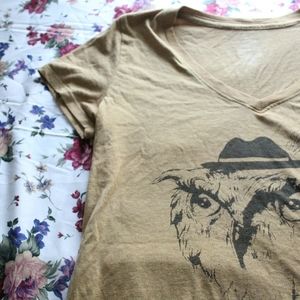 yellow owl tee🌼$5 add-on